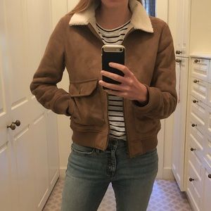 Levi’s shearling bomber jacket